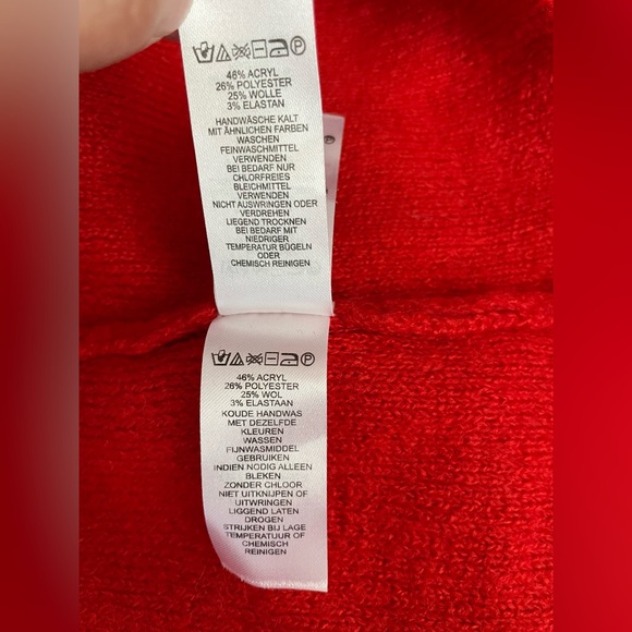 Max Studio Women Wool Red Cardigan Size 1XL - Picture 13 of 14